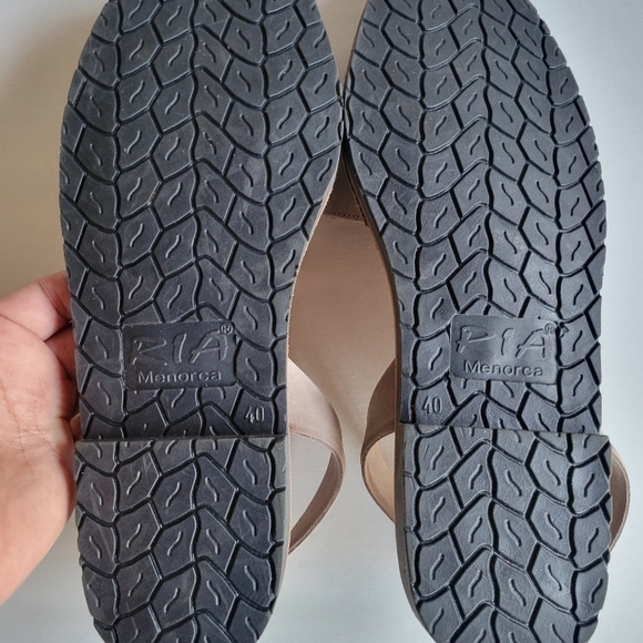 Ria monarca leather slingback sandals, size 40/us 9.5. - Picture 7 of 9